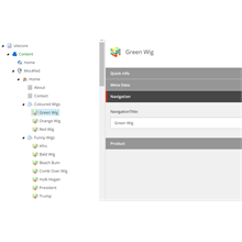 Content Tree Navigation Template