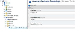 Carousel Controller Rendering